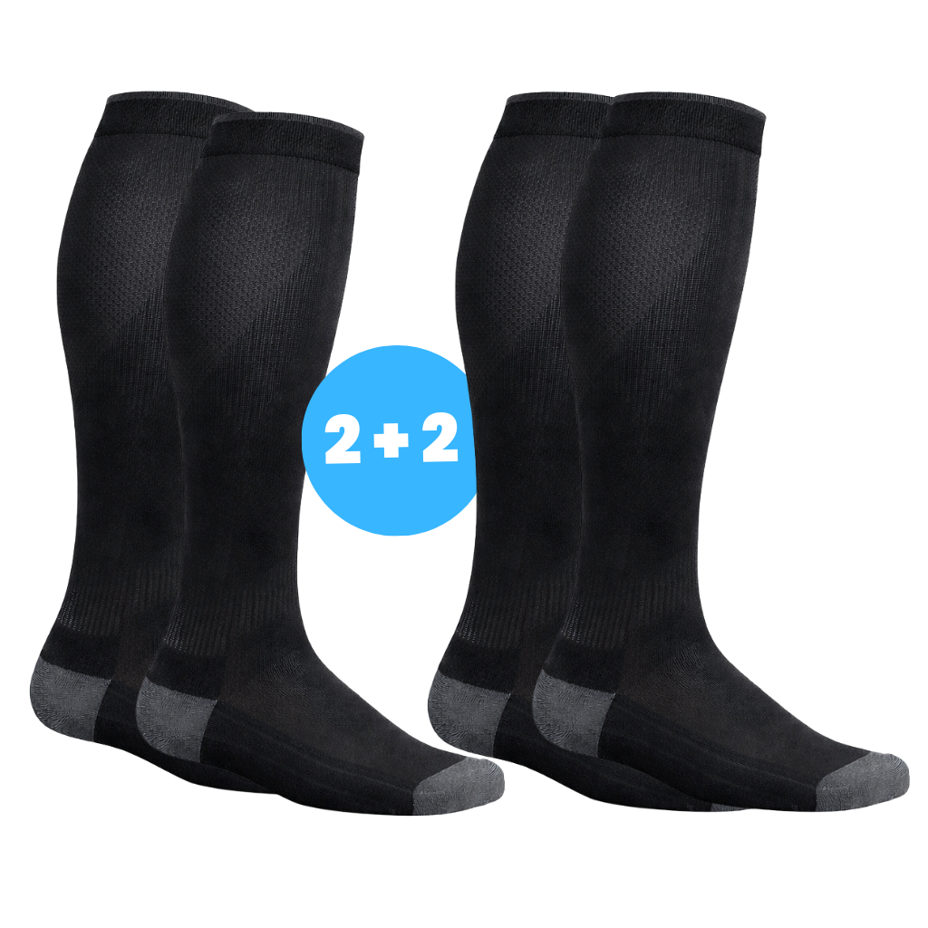 Kompressionsstrümpfe gegen Druck im Bein