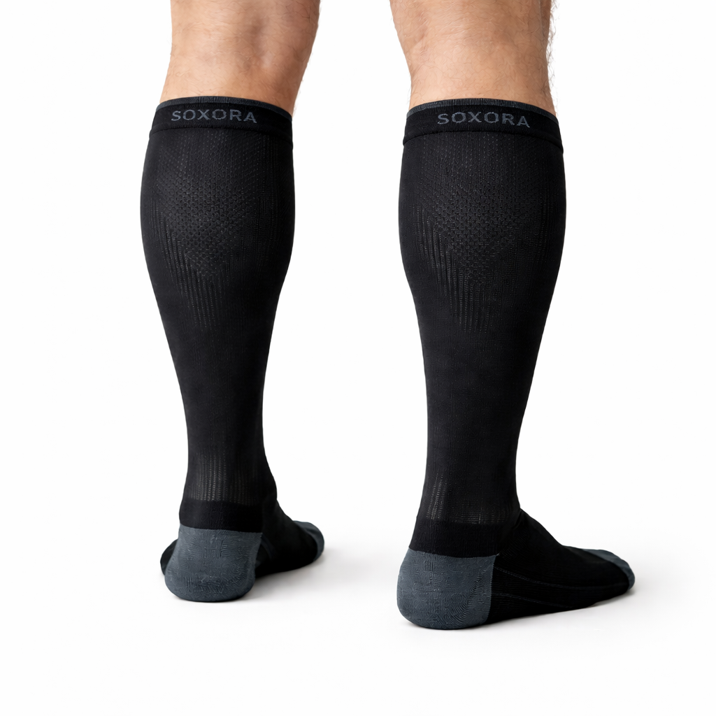 Kompressionsstrümpfe gegen Druck im Bein