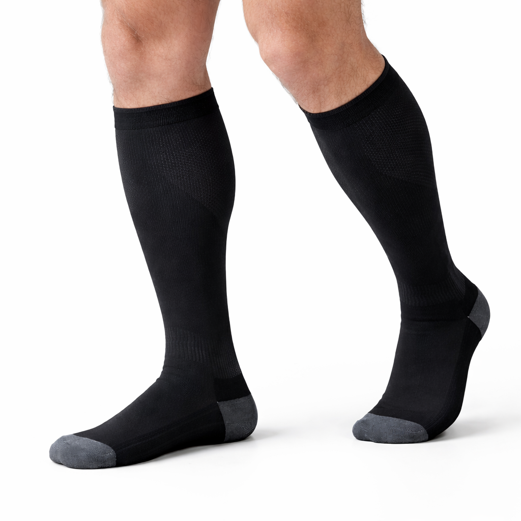 Kompressionsstrümpfe gegen Druck im Bein