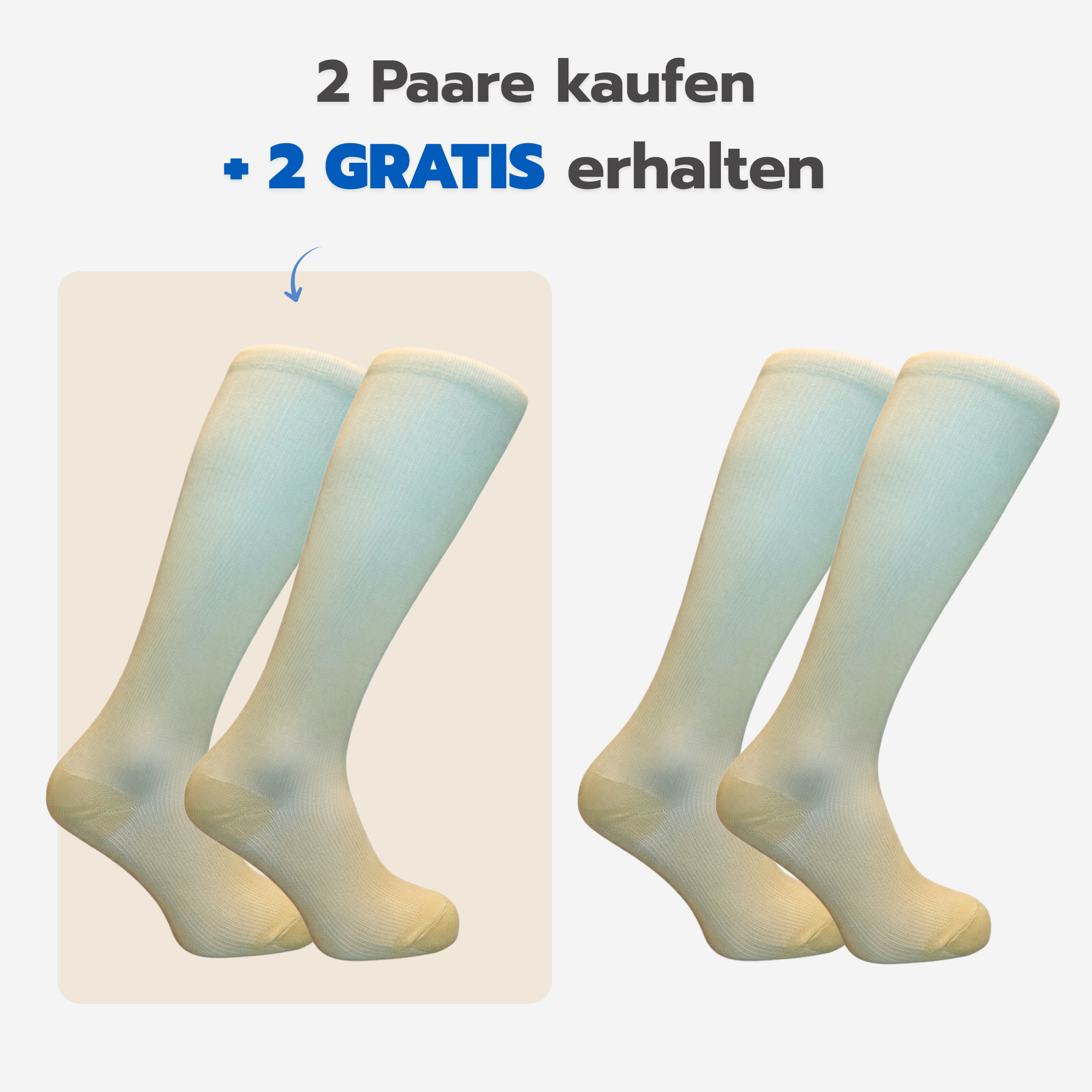 Soxora™ Kompressionsstrümpfe – Sofort spürbare Entlastung bei schweren & geschwollenen Beinen