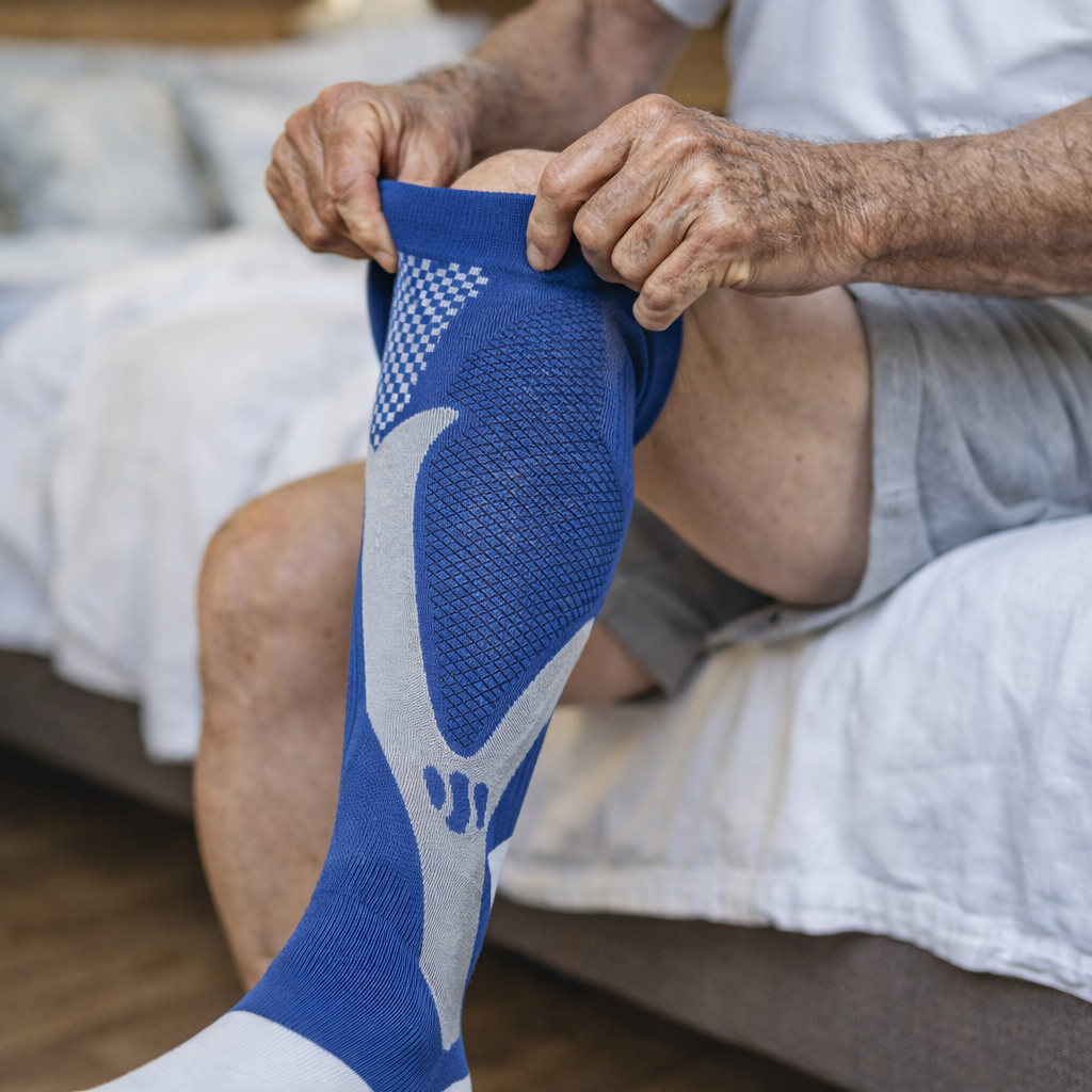 Kompressionsstrümpfe zur täglichen Entlastung der Beine