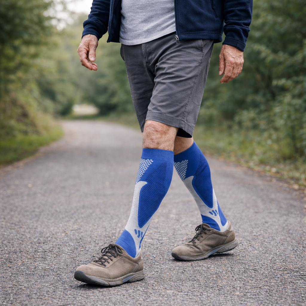 Kompressionsstrümpfe zur täglichen Entlastung der Beine