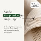 3 Paar Kompressionsstrümpfe Braun