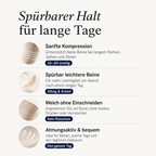 3 Paar Kompressionsstrümpfe Braun